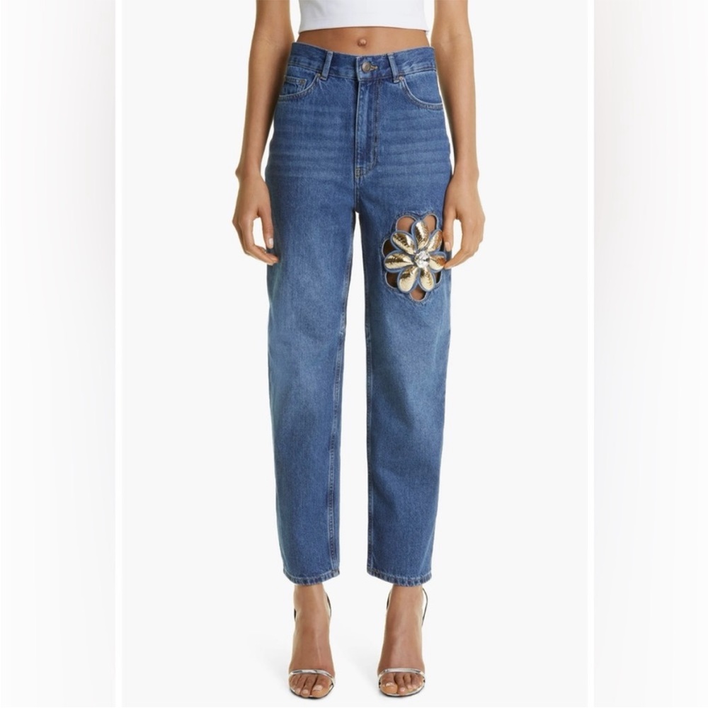 Area High Rise flower mussel Jeans size 26 - never worn